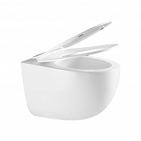 Подвесной унитаз безободковый Terminus Енисей Monolit 560х390 белый Азов - фото 7