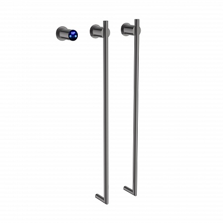 Рондо П2 350х760 электро Полотенцесушитель TERMINUS Оружейная сталь Азов - фото 1