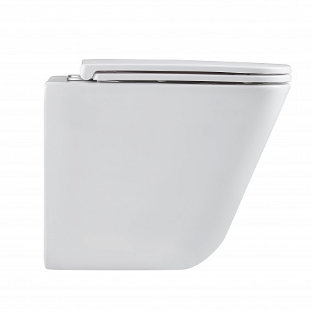 Подвесной унитаз безободковый Terminus Ватикан Monolit 490х340 белый Азов - фото 4