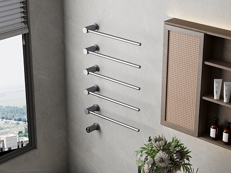 Аккорд П5 500х800 электро Полотенцесушитель TERMINUS Оружейная сталь Азов - фото 5