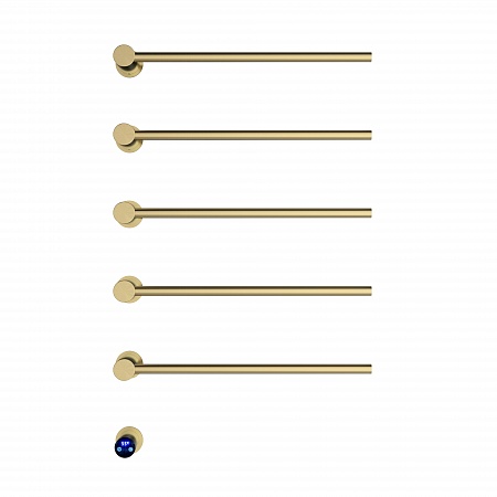 Аккорд П5 500х800 электро Полотенцесушитель TERMINUS Брашированное золото Азов - фото 2