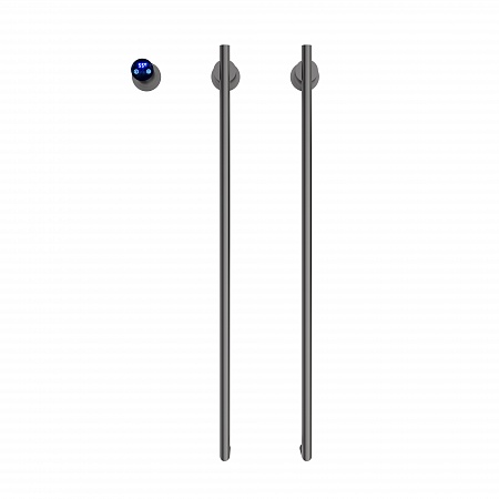 Рондо П2 350х760 электро Полотенцесушитель TERMINUS Оружейная сталь Азов - фото 2