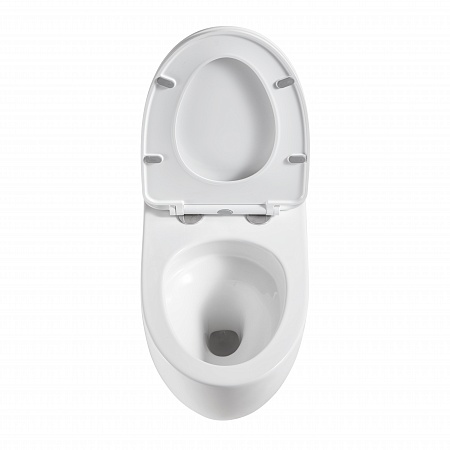 Подвесной унитаз безободковый Terminus Енисей Monolit 560х390 белый Азов - фото 3