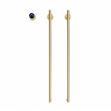 Рондо П2 350х760 электро Полотенцесушитель TERMINUS Брашированное золото Азов - фото 2