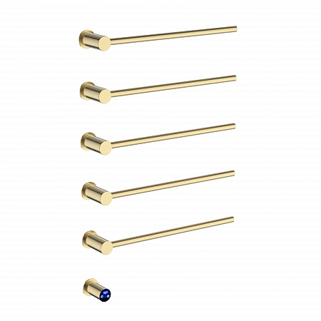 Аккорд П5 500х800 электро Полотенцесушитель TERMINUS Брашированное золото Азов - фото 1