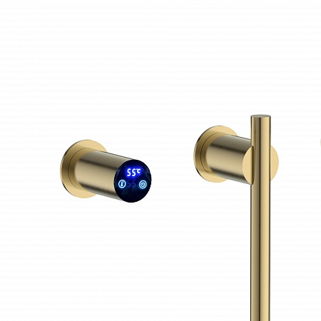 Рондо П2 350х760 электро Полотенцесушитель TERMINUS Брашированное золото Азов - фото 4